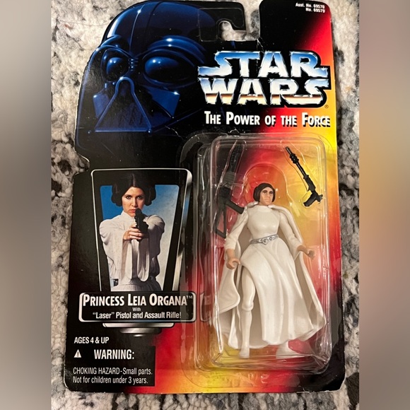 Hasbro Star Wars Power Of The Force - Action Figure Principessa Leia Organa, 9,5 Cm, Confezione Originale, Collezionismo